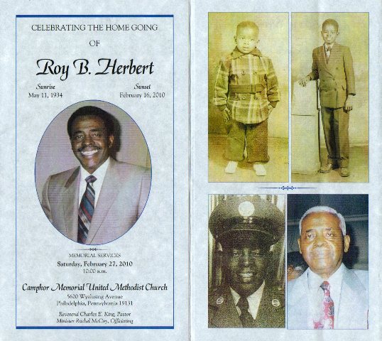 Celebrating The HomeGoing of Roy B. Herbert